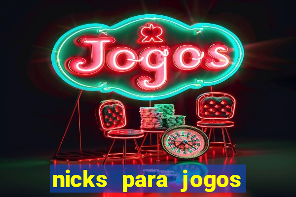 nicks para jogos de tiro